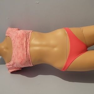 💙NWOT RARE VS CROP TOP BIKINI SET